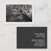 Magnolia Tree in Blossom 01 (grens) Visitekaartje (Voorkant / Achterkant)