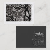 Magnolia Tree in Blossom 02 (grens) Visitekaartje (Voorkant / Achterkant)