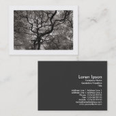 Magnolia Tree in Blossom 03 (grens) Visitekaartje (Voorkant / Achterkant)