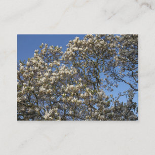 Magnolia Tree in Blossom Visitekaartje