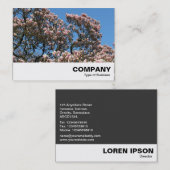 Magnolia Tree in Blossom Visitekaartje (Voorkant / Achterkant)