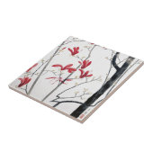 Magnolia Tree Painting Tegeltje (Zijkant)