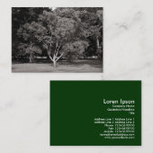 Magnolia Tree - Warm BW Visitekaartje (Voorkant / Achterkant)