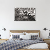 Magnolia Trees in Blossom 01 Canvas Afdruk (Insitu (Slaapkamer))