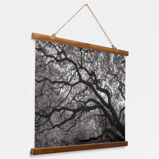 Magnolia Trees in Blossom 01 Hangend Wandkleed (Gebogen)