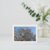 Magnolia Trees in Blossom (Grenzen) Visitekaartje (Staand voorkant)