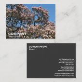 Magnolia Trees in Blossom Visitekaartje (Voorkant / Achterkant)