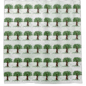 Magnolia Trees Shower Curtain Douchegordijn (Voorkant)