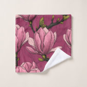 Magnolia tuin bad handdoek (Wasdoekje)