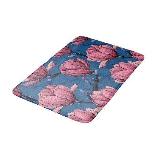 Magnolia tuin badmat (Gekanteld)