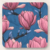 Magnolia tuin bier onderzetter (Voorkant)