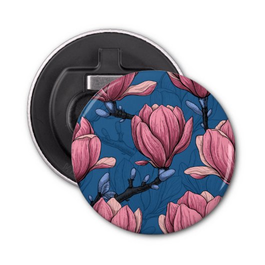 Magnolia tuin button flesopener (Voorkant)