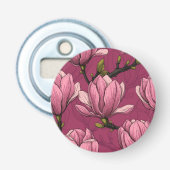 Magnolia tuin button flesopener (Voorkant)