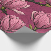 Magnolia tuin cadeaupapier (Hoek)