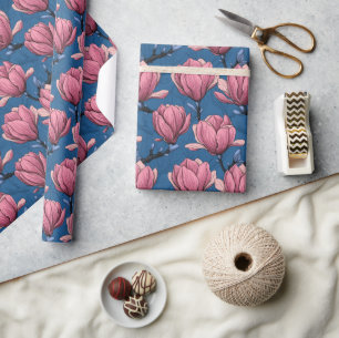 Magnolia tuin cadeaupapier