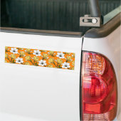 Magnolia tuin in geel bumpersticker (Op Truck)