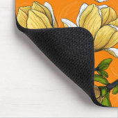 Magnolia tuin in geel muismat (Hoek)