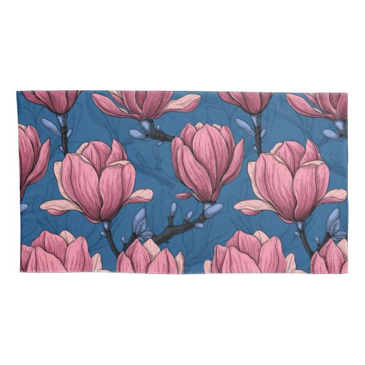 Magnolia tuin kussensloop (Achterkant-Rechts)