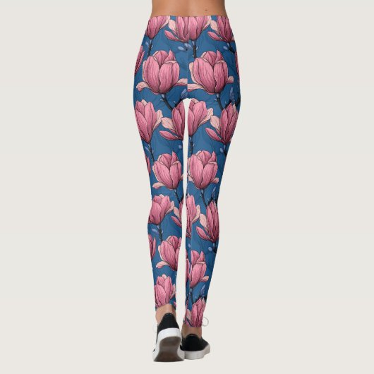 Magnolia tuin leggings (Achterkant)
