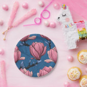 Magnolia tuin papieren bordje (Feest)