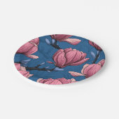 Magnolia tuin papieren bordje (Gekanteld)