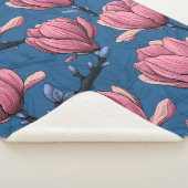 Magnolia tuin sherpa deken (3/4)