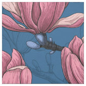 Magnolia tuin stof (Swatch)