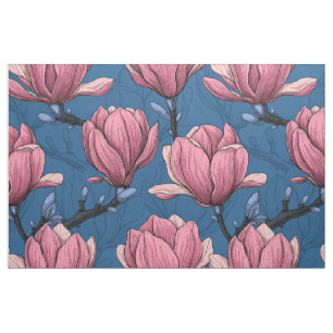 Magnolia tuin stof