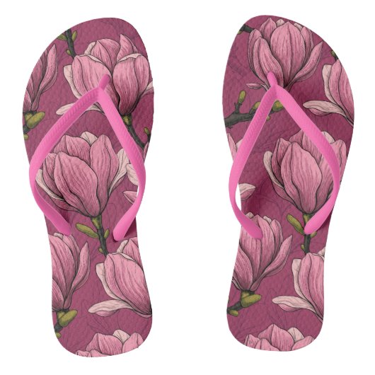 Magnolia tuin teenslippers (Voetbed)