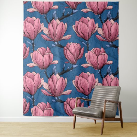 Magnolia tuin wandkleed (In situ)