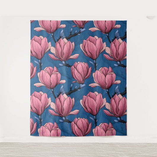 Magnolia tuin wandkleed (Voorkant)