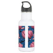 Magnolia tuin waterfles  (Achterkant)