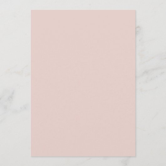 Magnolia-uitnodiging voor koppelavond menu (Achterkant)