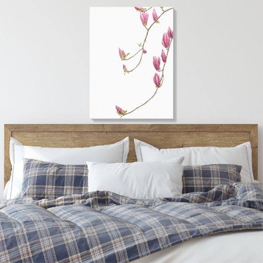 Magnolia Vine Canvas Afdruk (Insitu (Slaapkamer))
