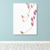 Magnolia Vine Canvas Afdruk (Insitu (Houten vloer))