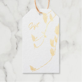 Magnolia Vine Folie Gift Label
