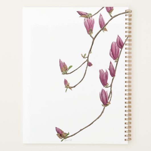 Magnolia Vine Planner (Achterkant)