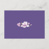 Magnolia Violet Bruiloft Wishing Well Kaarten (Achterkant)