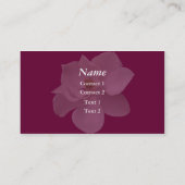 MAGNOLIA visitekaartje (Achterkant)