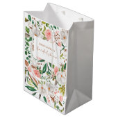 Magnolia Vrijgezellenfeest Gift Favor Swag Bag L20 Medium Cadeauzakje (Voorkant Gekanteld)