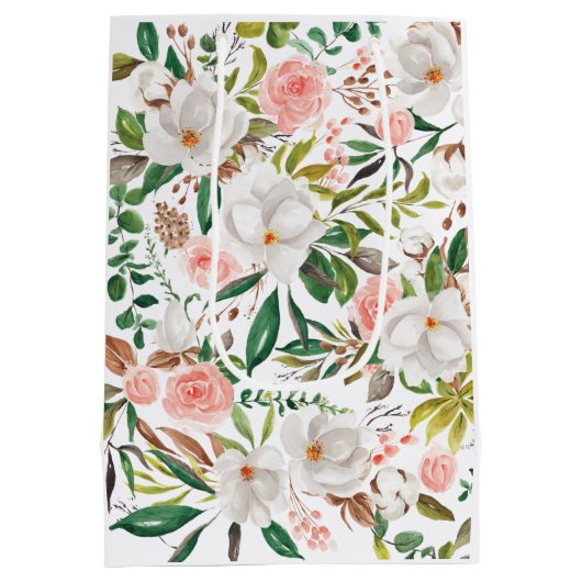 Magnolia Vrijgezellenfeest Gift Favor Swag Bag L20 Medium Cadeauzakje (Achterkant)