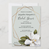 Magnolia Vrijgezellenfeest met Gold en Sage Kaart (Voorkant)