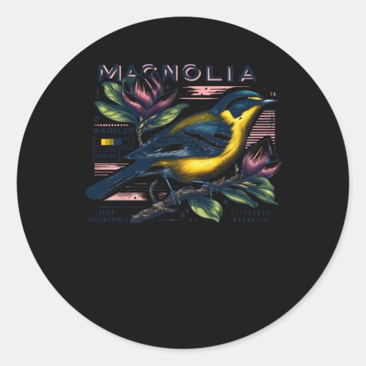 Magnolia Warbler 2 Sticker (Voorkant)