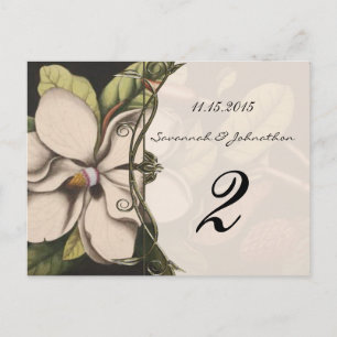 Magnolia Wedding Briefkaart
