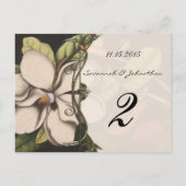 Magnolia Wedding Briefkaart (Achterkant)