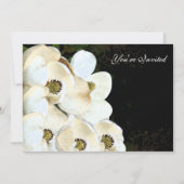 Magnolia Wedding Invitations on Ice Kaart (Voorkant)