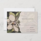 Magnolia Wedding Invitations on Ice RSVP (Voorkant)