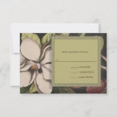 Magnolia Wedding RSVP Kaartje (Voorkant)