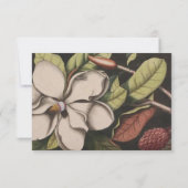 Magnolia Wedding RSVP Kaartje (Achterkant)