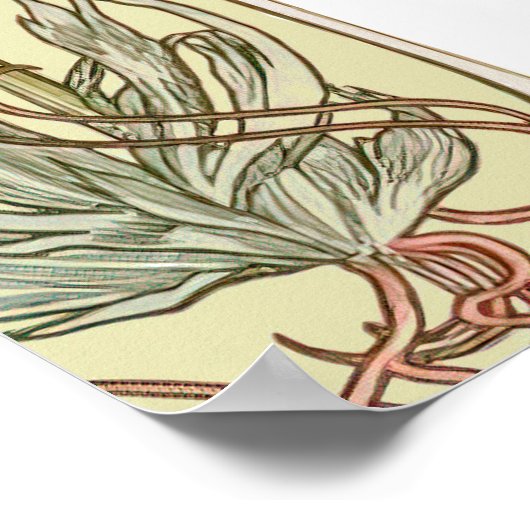 Magnolia Welkom Teken Instant Download Poster (Hoek)